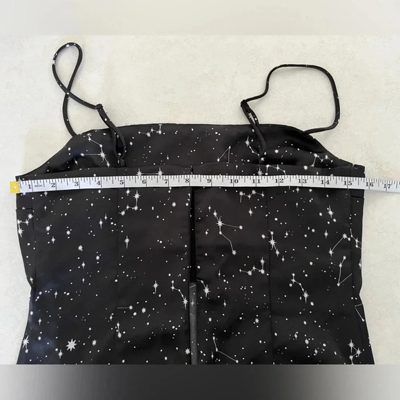 Garage/ Black star light galaxy/ Witchy/ Spaghetti strap/ Mini skirt/ Size US S - Picture 13 of 13